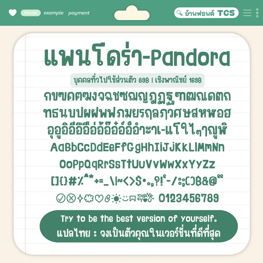 TCS แพนโดร่า รูปที่ 3