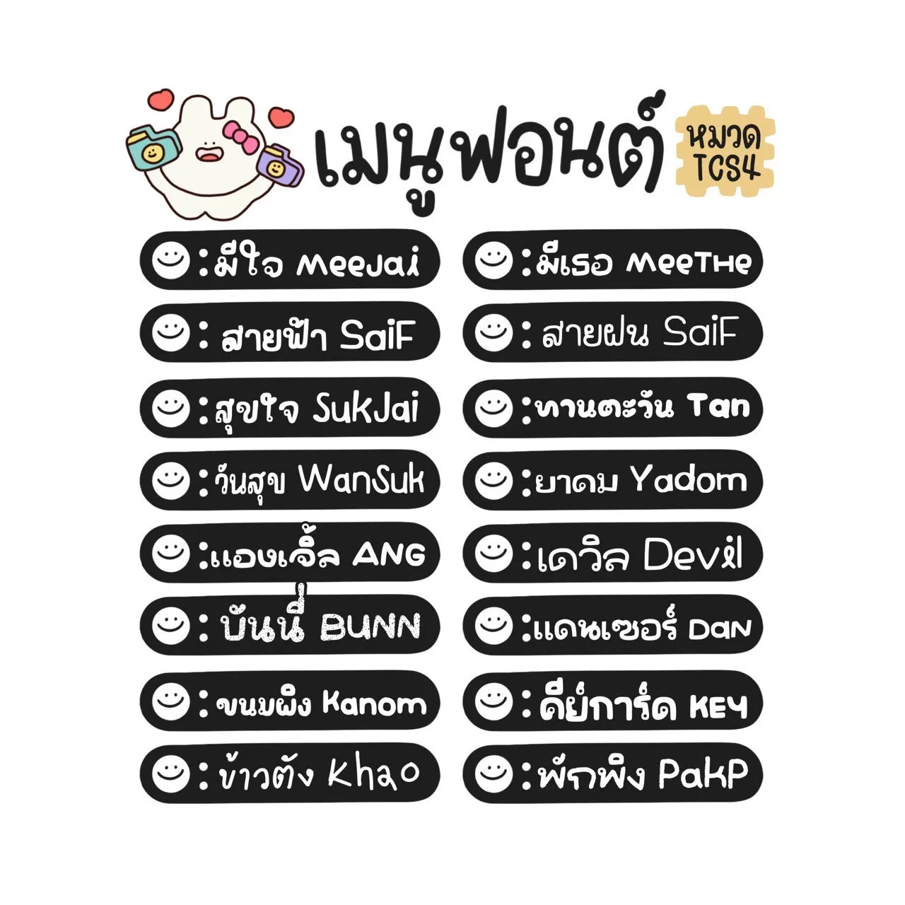 TCS เหมาไดรฟ์ฟอนต์บ้าน TCS 10