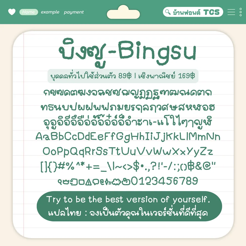 TCS บิงซู รูปที่ 3