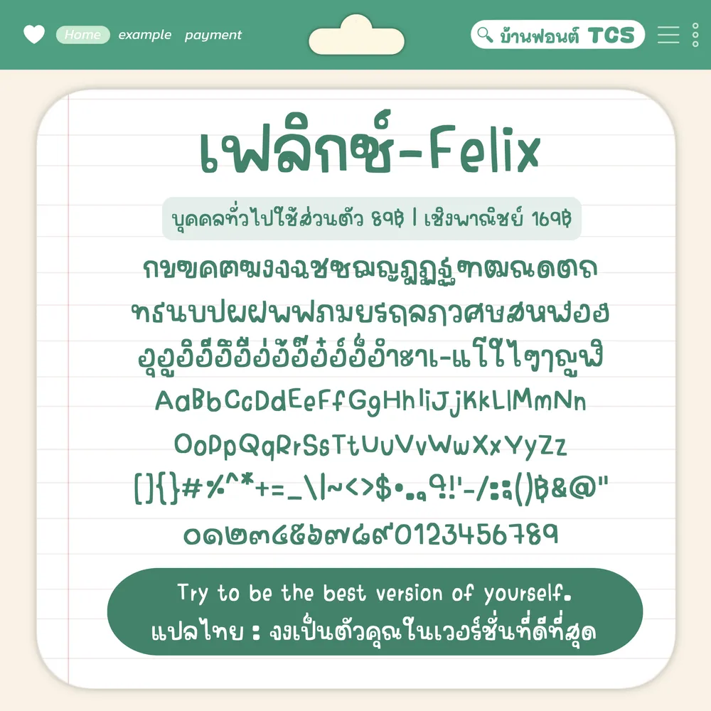 TCS เฟลิกซ์ รูปที่ 3