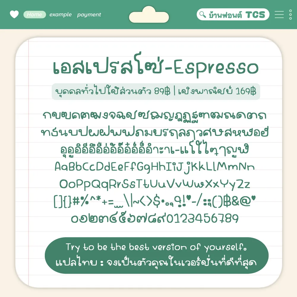 TCS เอสเปรสโซ่ รูปที่ 3